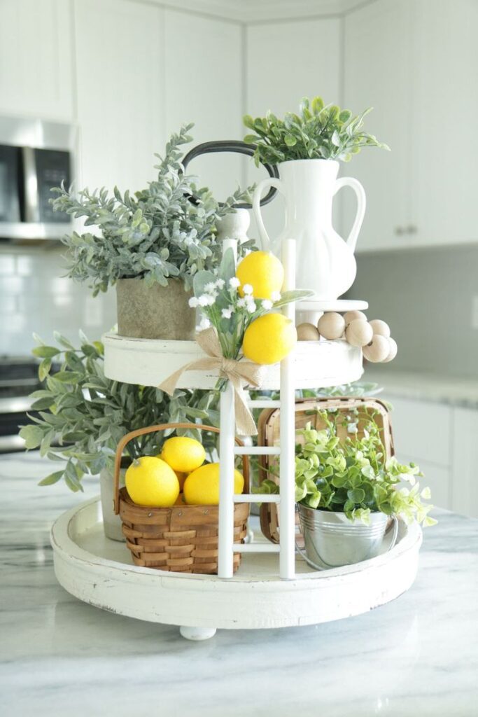 29 Kitchen Island Decor Tray Ideas That Are Cozy & Stunning - SK