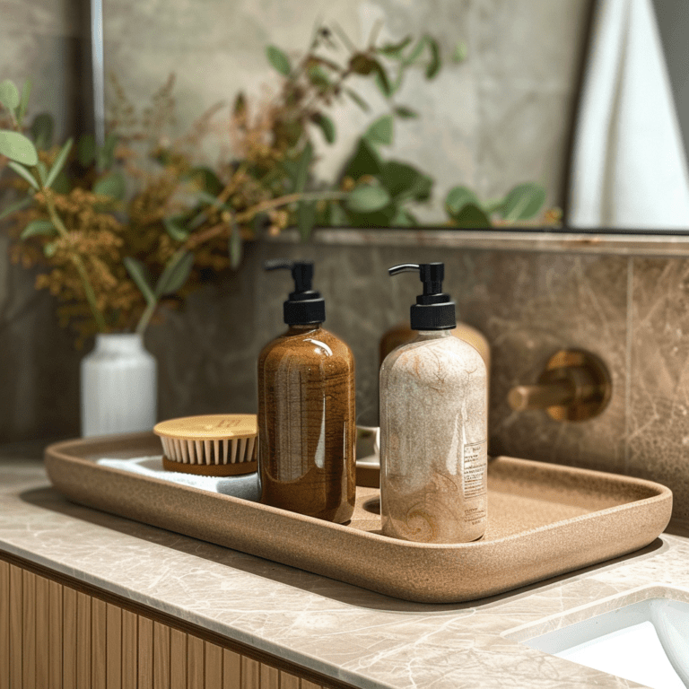 31 Best Bathroom Tray Decor Ideas for a Tidy Counter - SK