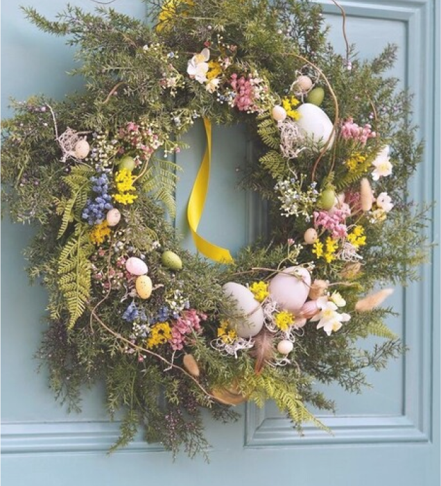 Easter Door Decor Ideas: 26 Best Wreaths For Spring